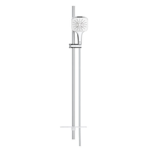 GROHE Rainshower SmartActive 130 Cube Sürgülü Duş Seti Ay Beyazı Sabunluk Raflı - 2