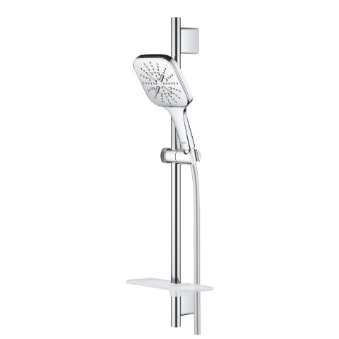 GROHE Rainshower SmartActive 130 Cube Sürgülü Duş Seti Sabunluk Raflı - 3