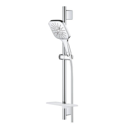 GROHE Rainshower SmartActive 130 Cube Sürgülü Duş Seti Sabunluk Raflı - 3