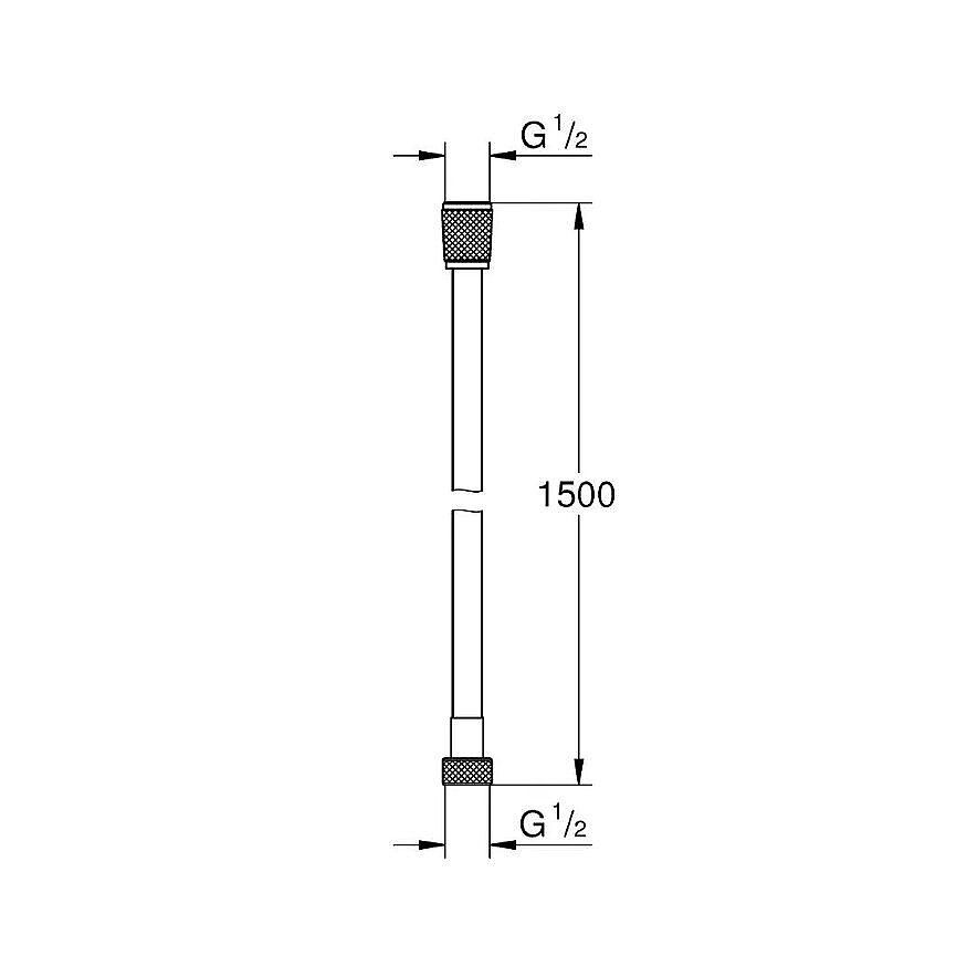 GROHE Silverflex TwistStop Duş Hortumu 107061DA00 - 2