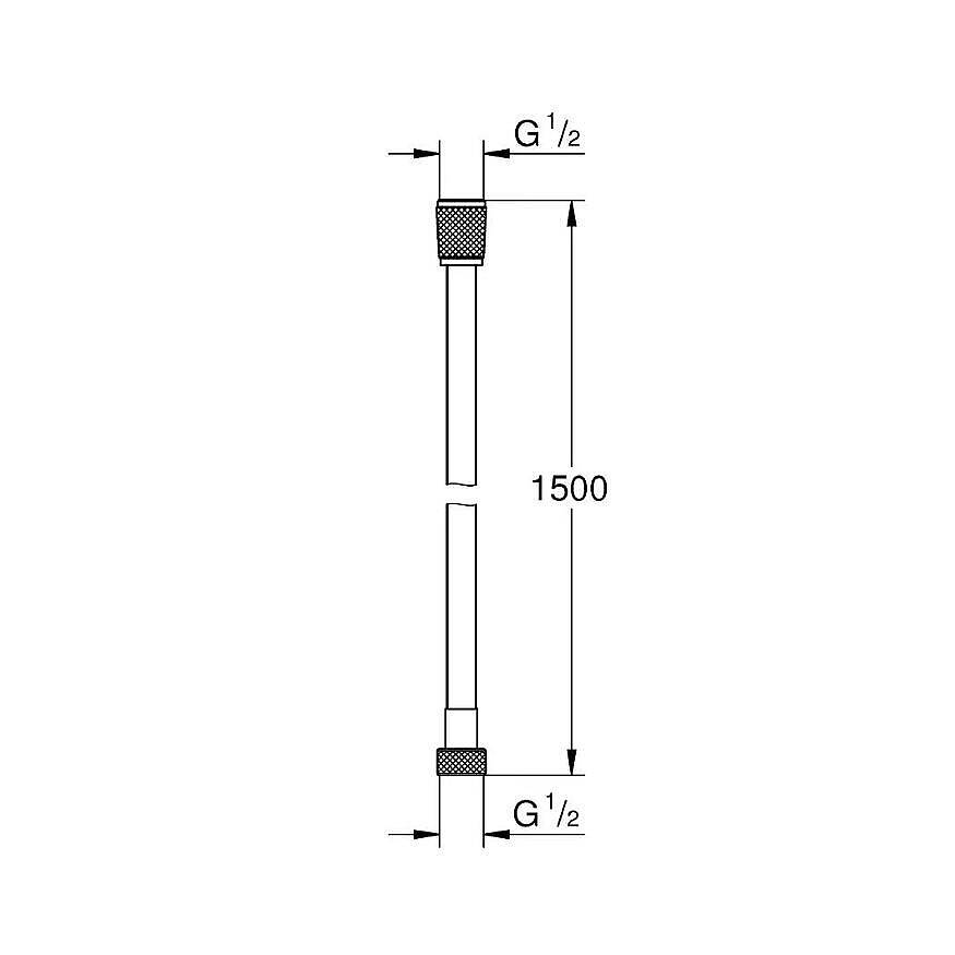 GROHE Silverflex TwistStop Duş Hortumu 107061KI00 - 2