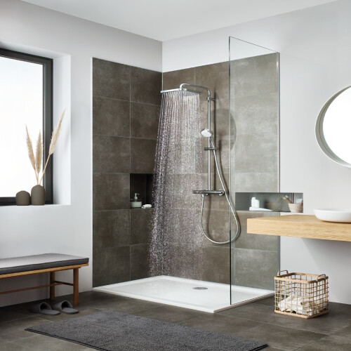 GROHE Tempesta 250 Cube Kare Tepe Duşu - 4