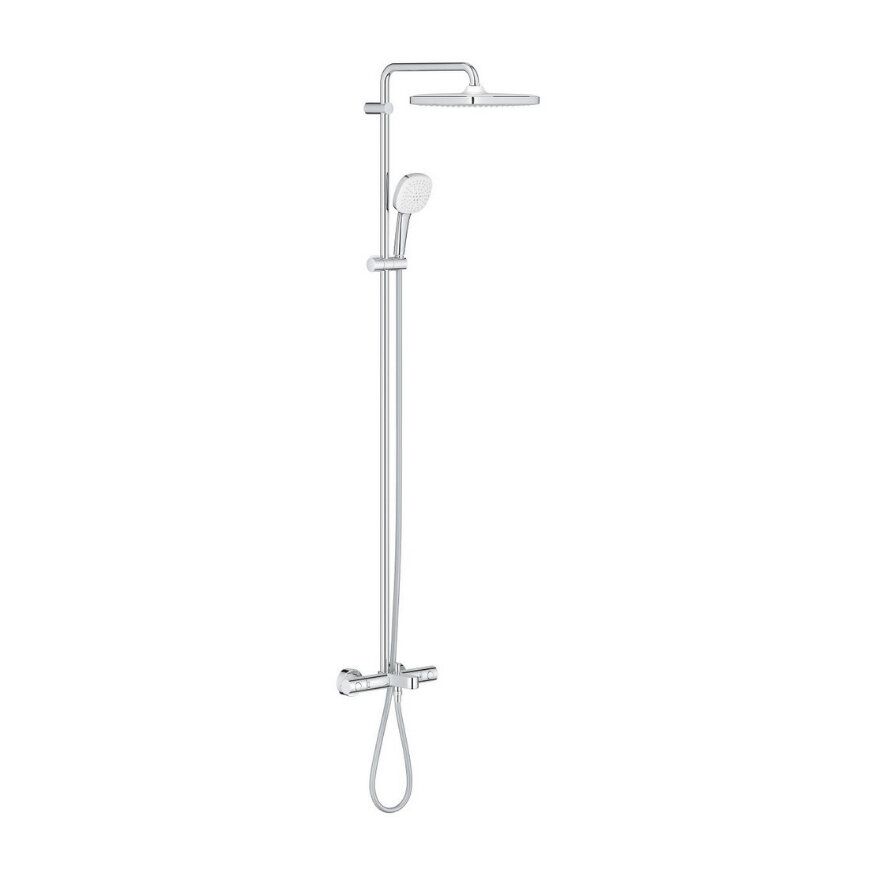 GROHE Tempesta System 250 Cube Duvara Monte Termostatik Banyo Bataryalı Duş Sistemi 26691001 - Grohe