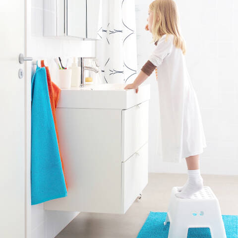 IKEA BOLMEN Tabure Beyaz - 2