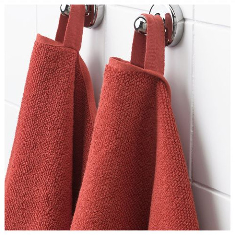 IKEA VIKFJARD Banyo Havlusu Kırmızı - IKEA