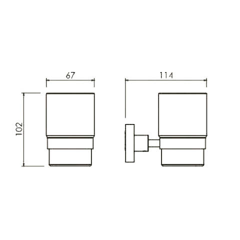 Kare Banyo Barcelona Diş Fırçalık - 2