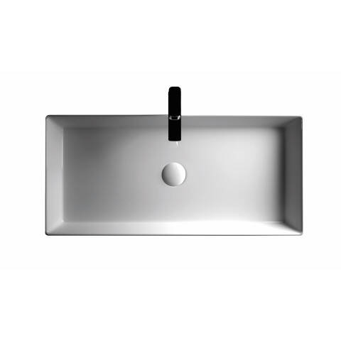 Lucco Balance Tezgah Üstü Lavabo 75 cm Beyaz - 3