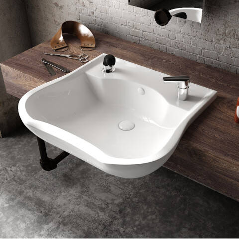 Lucco Oval Kuaför Lavabosu - 1