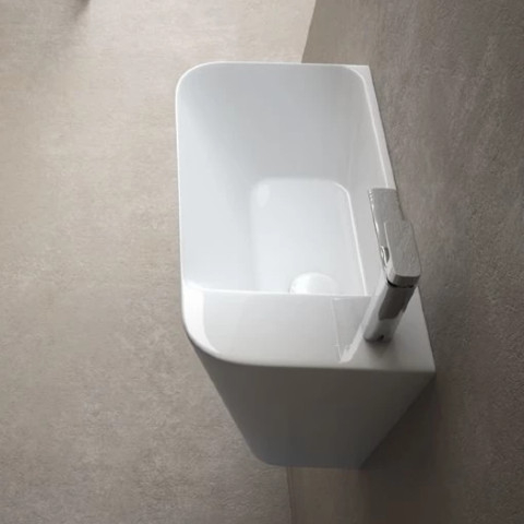 Lucco Primo Mini Monoblok Lavabo 28x50 cm Beyaz - 2