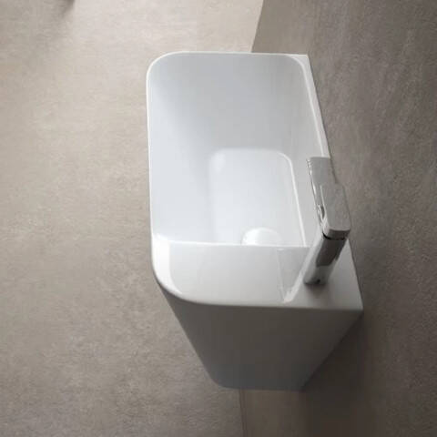 Lucco Primo Mini Monoblok Lavabo 28x50 cm Beyaz - 2