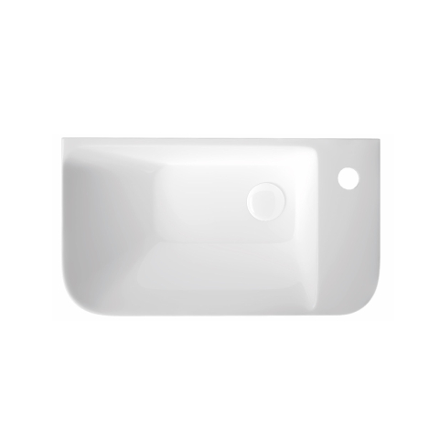 Lucco Primo Mini Monoblok Lavabo 28x50 cm Beyaz - 3