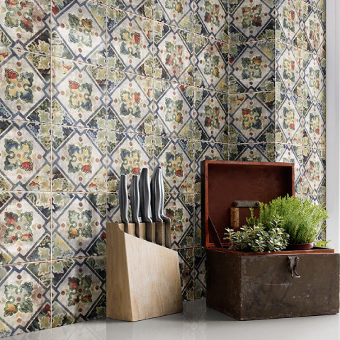 Mainzu 20x20 cm Livorno Micheli Dekor Duvar Karosu - MAINZU Ceramica