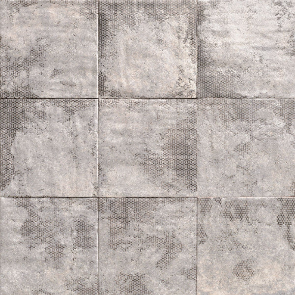 Mainzu 20x20 cm Mandala Grey Duvar Karosu - MAINZU Ceramica