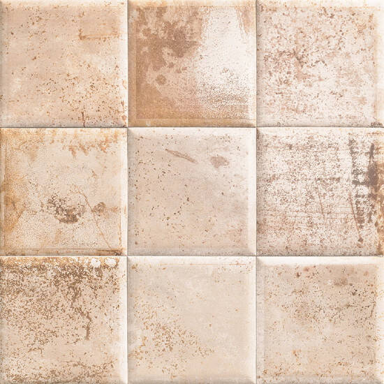 Mainzu 20x20 cm Tin Tile Cream Duvar Karosu - 1