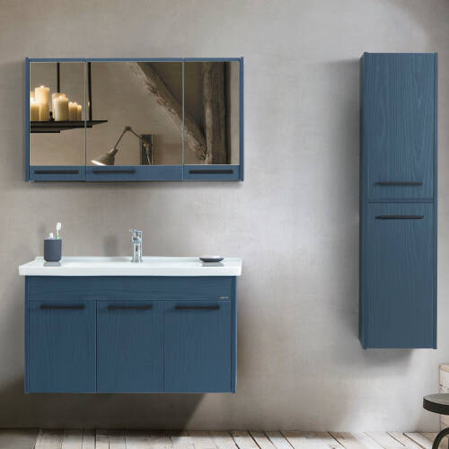 Martat Banyo New Sofia 100 cm Banyo Dolabı İzlanda Mavi - 1