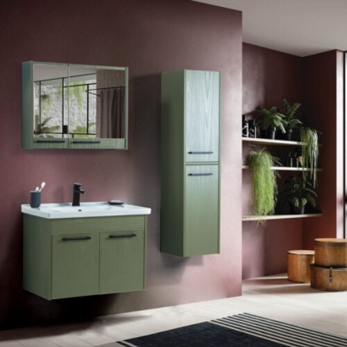 Martat Banyo New Sofia 80 cm Banyo Dolabı Sardunya - Martat