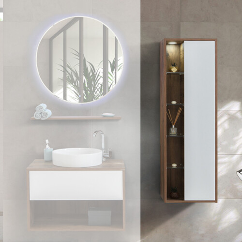 Martat Banyo Opal Boy Dolap Beyaz - Martat