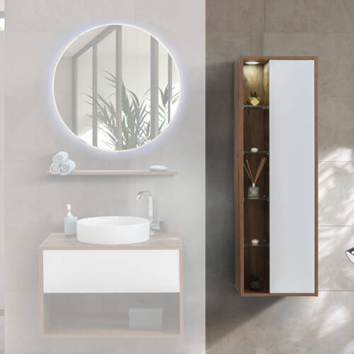 Martat Banyo Opal Boy Dolap Beyaz - 1