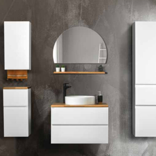 Martat Banyo Palermo 80 cm Banyo Dolabı - Martat