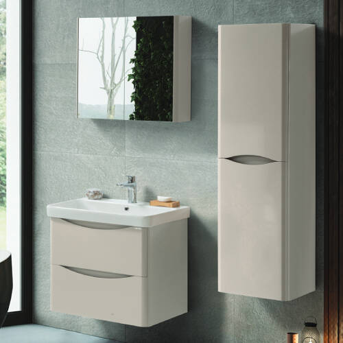 Martat Banyo Zen 60 cm Banyo Dolabı Kum Beji - 1