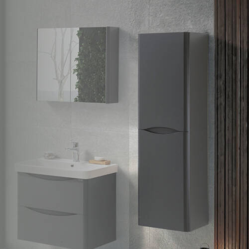 Martat Banyo Zen Boy Dolabı Mat Antrasit - 1