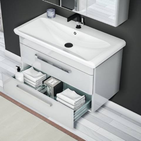 Orka Banyo Rose 100 cm Banyo Dolabı - 2