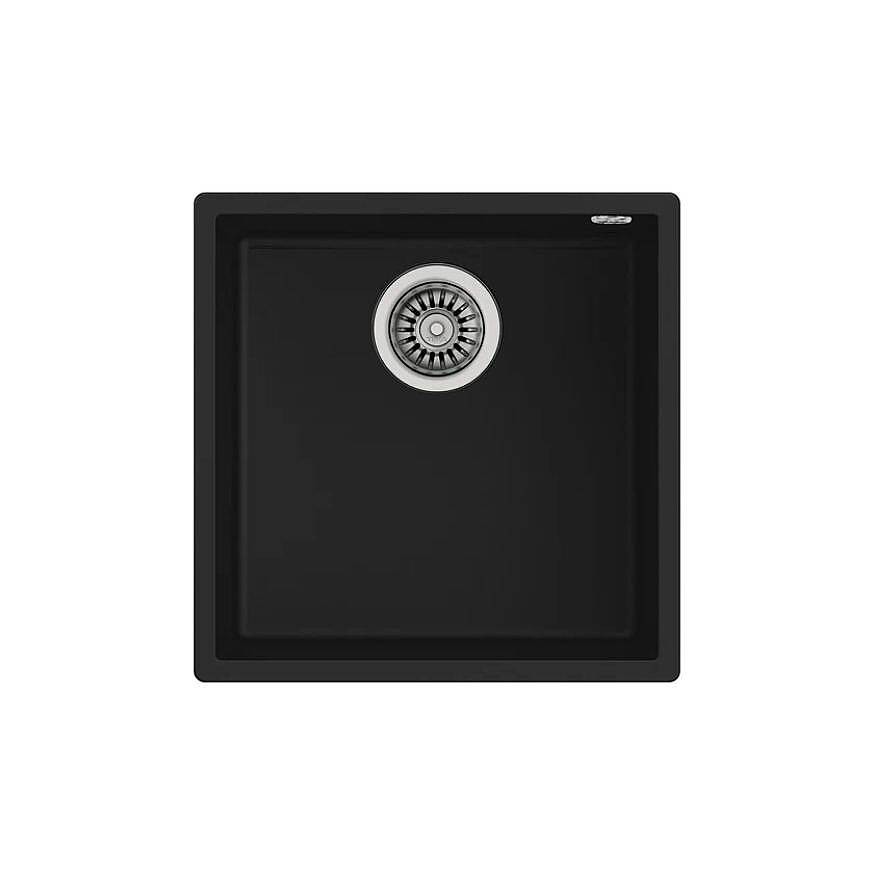 Teka Square 40.40 TG Siyah Tegranit Eviye 115230025 - 1