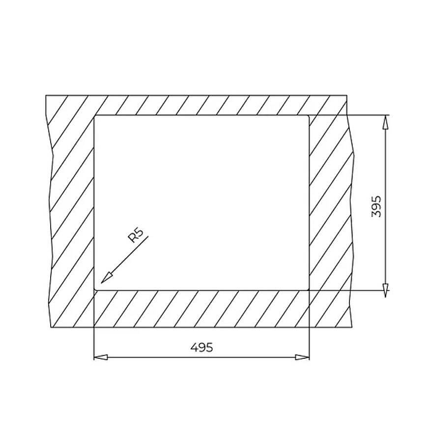 Teka Square 50.40 TG Siyah Tegranit Eviye 115230020 - 3