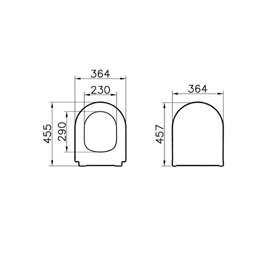VitrA Universal Klozet Kapağı 110-003-009 - 5