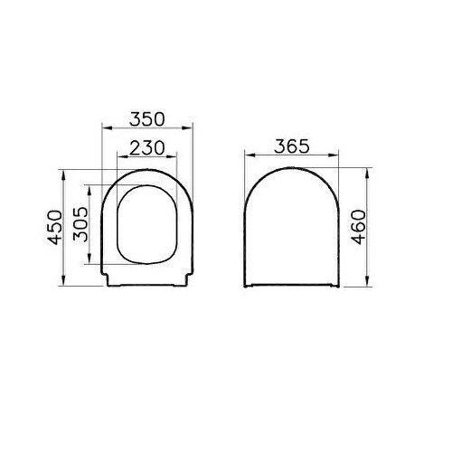 VitrA Universal Klozet Kapağı Beyaz 85-003-009 - 2
