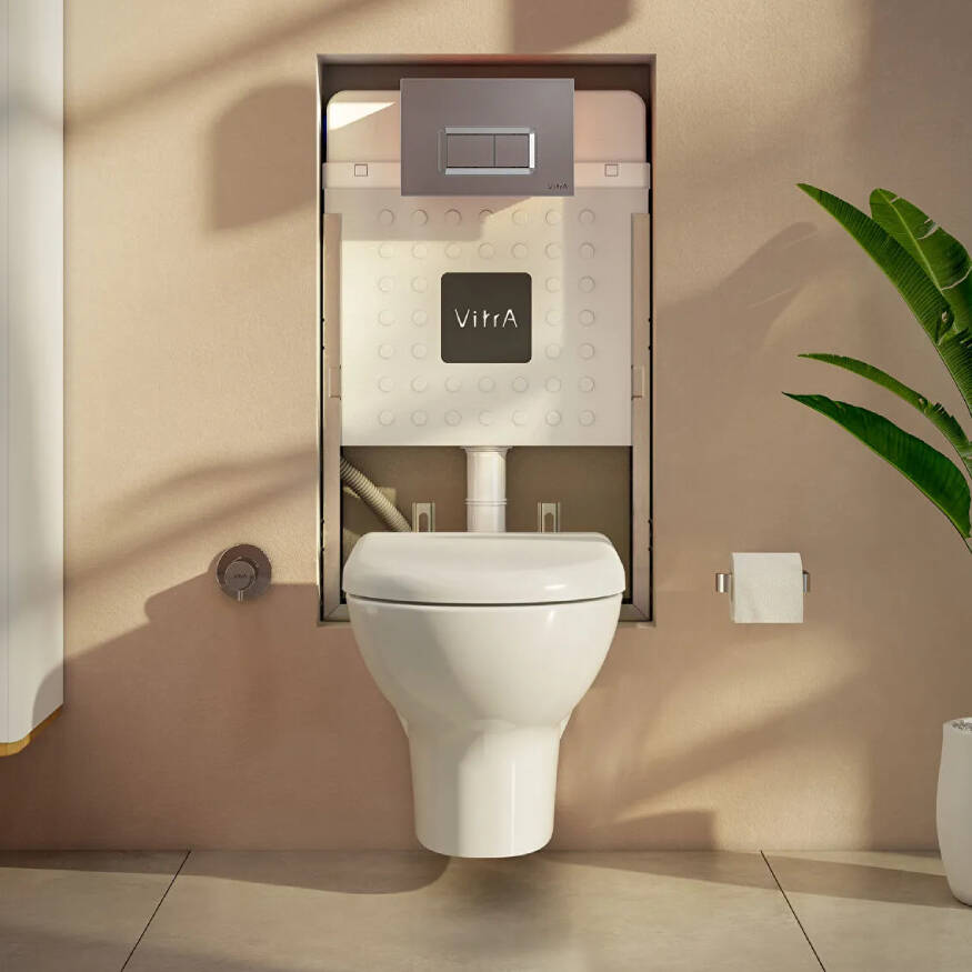 VitrA Zentrum Kanalsız Asma Klozet 5795L003-0850 - 4