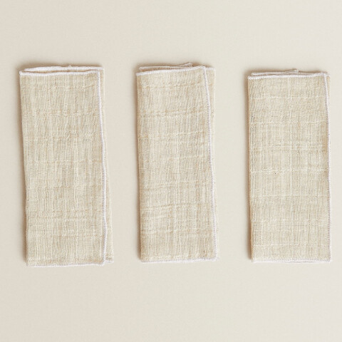 ZARA HOME 3'lü Yüz Bezi 20x30 cm - 3