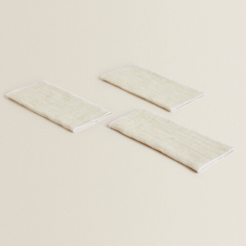 ZARA HOME 3'lü Yüz Bezi 20x30 cm - 4