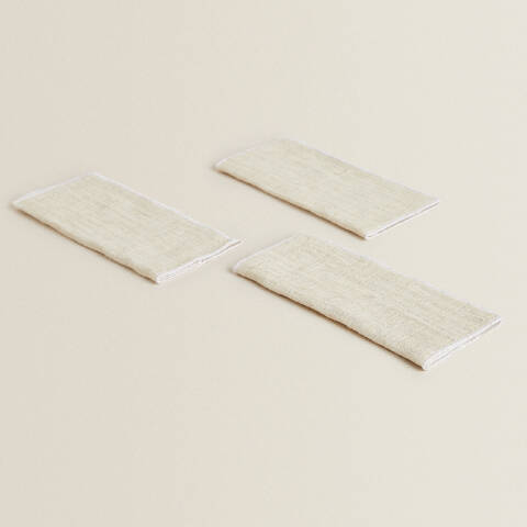 ZARA HOME 3'lü Yüz Bezi 20x30 cm - 4
